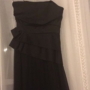 Max and Cleo black floor length gown. Worn once
